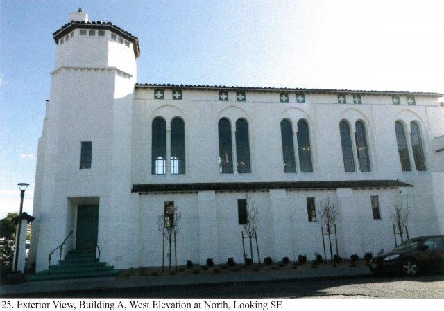 After: Side view of the church.